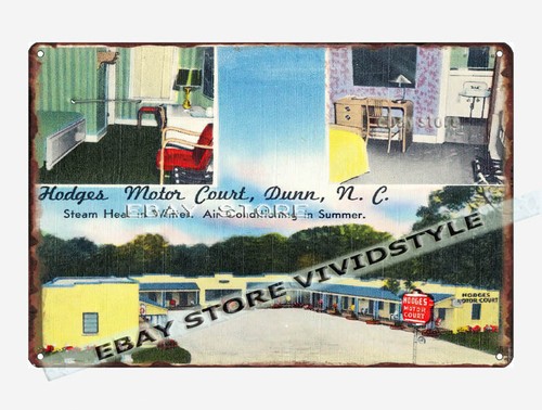 Tin sign 1930s 40s hodges - sign,