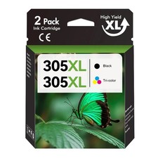 305XL BLACK & COLOR Ink Cartridge fits for HP Deskjet 2722e 2720e Envy 6000 6055