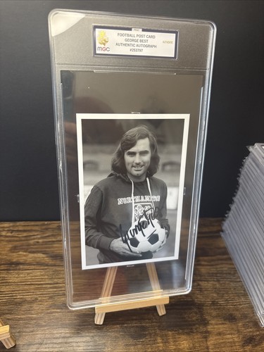 George best autographed - best,