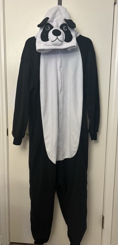 Adult fleece panda halloween - panda,