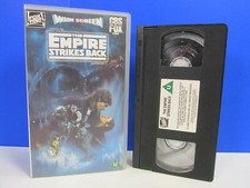 original vintage STAR WARS VHS THE EMPIRE STRIKES BACK CBS FOX 1980 widescreen