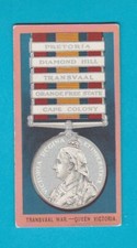 MEDALS - TRANSVAAL  WAR  -  QUEEN  VICTORIA - CHURCHMAN - 1910