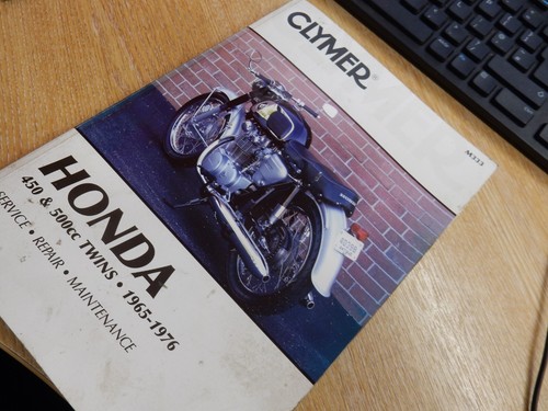 Clymer honda 450 500cc twins - 450,
