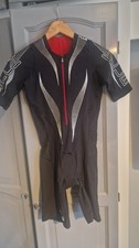 MENS HUUB ALBACORE AERO BLACK TRIATHLON CYCLING RUN SWIMMING TRI SUIT MED £300