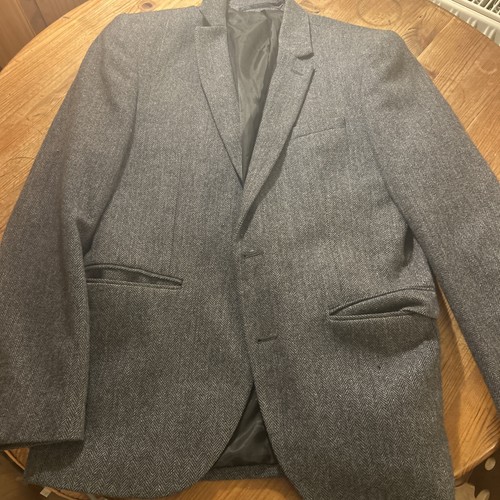 Men grey suit - men’s, red