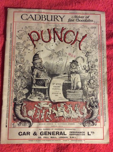 Punch magazine august 1931 - punch,