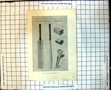 Old Playfair Driver Cricket Bat Rubber Cane H J Gray & Sons Cambridge