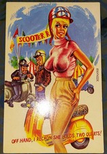 Saucy Comic Postcard 1964 Big