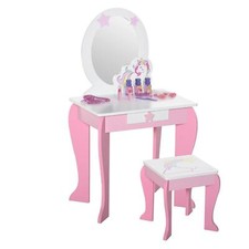 HOMCOM Kids Dressing Table