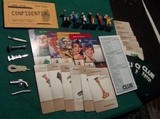 2002 CLUE BOARD GAME PIECES