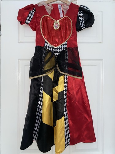 Girls queen hearts costume - of,