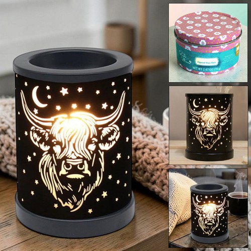 Highland cow oil burner tart - cow,