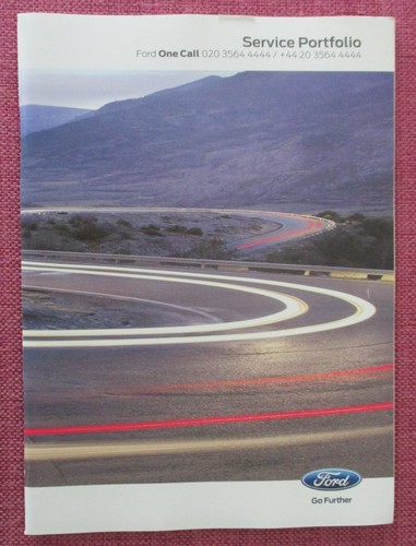 Ford service book - print),