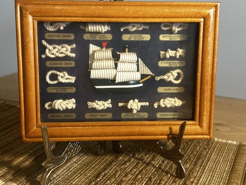 Vintage framed nautical - vintage,