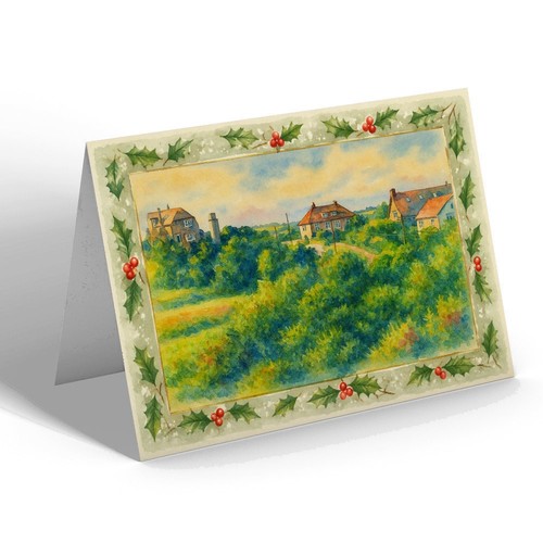 Christmas card primrose - card,