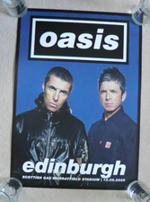 Oasis Official A2 Tour Poster