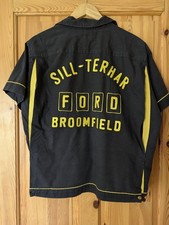 Genuine Vintage 1950's / 60's embroidered American bowling shirt - Large
