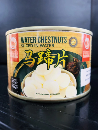 Water chestnuts sliced 227g - water,