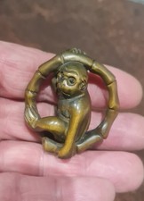 Netsuke Boxwood Monkey in a