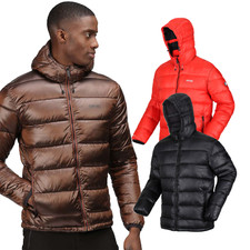 Regatta Mens Toploft Insulated Puffa Puffer Jacket Hooded Padded Coat RRP 90