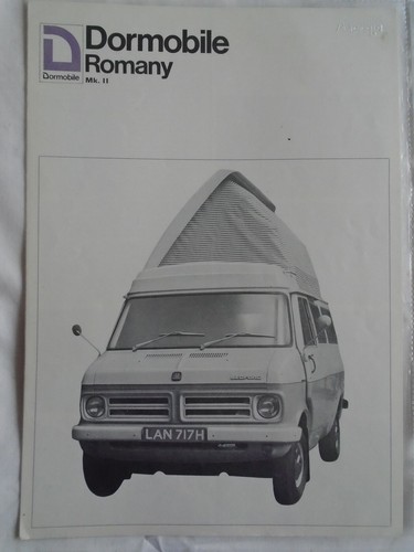 Dormobile romany mkii motor - mkii,