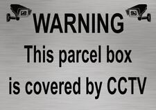 Warning This Parcel box is