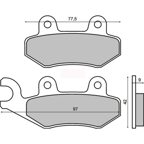 Front brake pads royal - brake,
