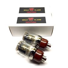 Matched Pair KT66  New Valve Tubes Gold Class Made By Shuguang China