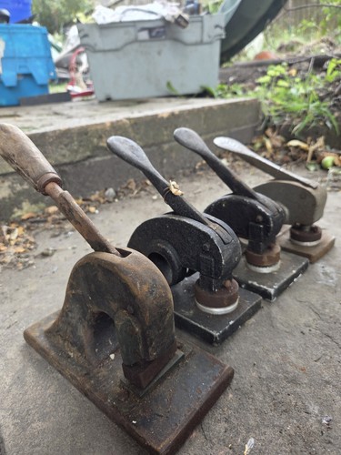 Antique vintage cast iron - &,