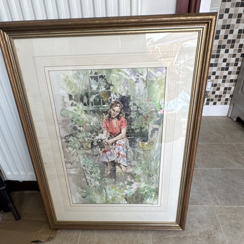Gordon king watercolour - gordon,