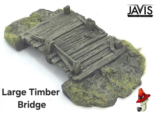 Large timber bridge 28mm - large, 1/56