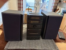 JVC UX-1 Micro Component System CD Tape Tuner Aux Mini Stack System TESTED VGC