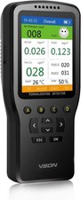 VSON Air Quality Monitor, Formaldehyde Detector, With HCHO/TVOC/PM2.5/PM1.0/PM10