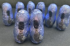 Rare Set of 8 x London Pigeon Bearskin Hat Guards Foil Marks & Spencers M&S