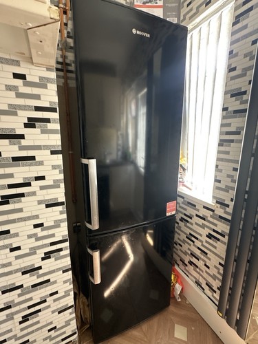 Black hoover fridge freezer - black,