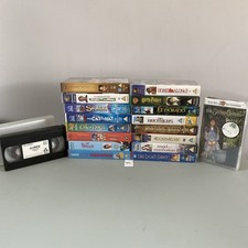 Disney Kids VHS Tapes Video Cassette Job Lot 18 Family Movie Night Bundle