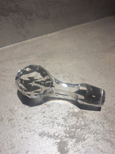 Vintage cut glass decanter - vintage,