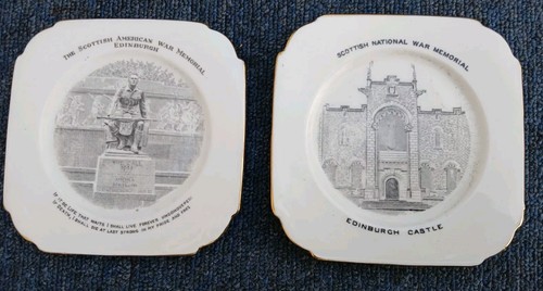 Wwi scarce pair plates - wwi, of