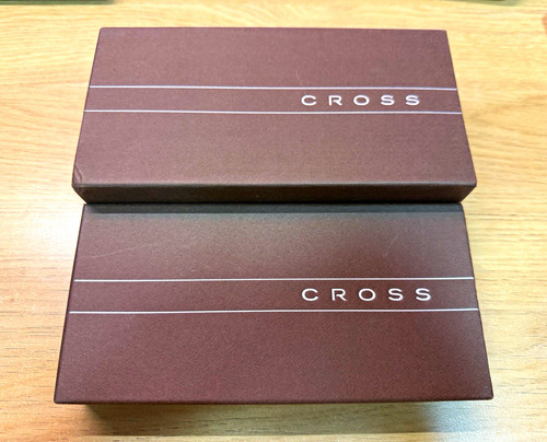 Cross empty fountain - x, pen