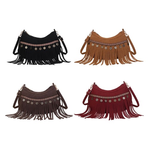 Fringe crossbody shoulder - fringe,