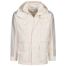 Adidas Originals Premium Windbreaker Jacket Coat White IU0216 UK Size Medium