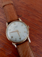 THOMAS RUSSELL  21 JEWEL  AUTOMATIC SOLID GOLD WRISTWATCH WORKING 1953