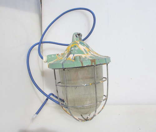 Large vintage metal - metal, lantern