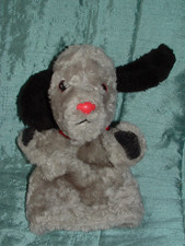 SOOTY & SWEEP SWEEP HAND PUPPET WITH COLLAR PLUSH TOY BY PATSY B MARKETING (b)