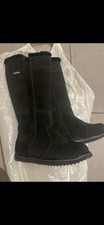 Emu All Weather Waterproof, Suede / Sheepskin High Boot, black , Size 5