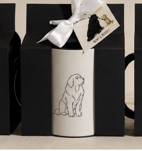 Ceramic mug white - mug, white/black