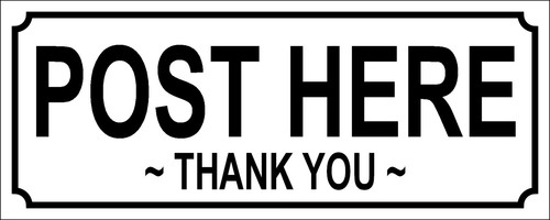 Post here thank - here, you