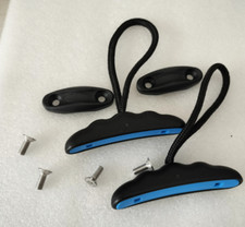a pair of Kayak handle  combo carrying handles black and blue