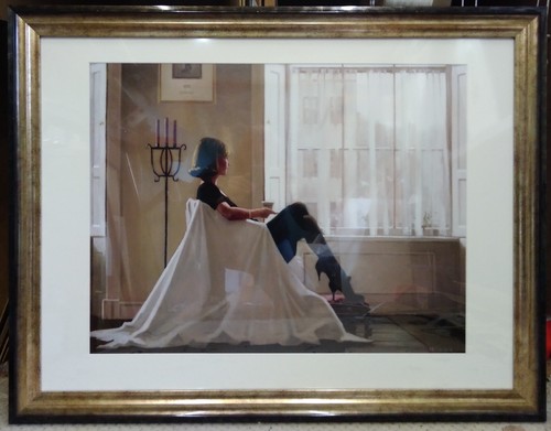 Very large 27 mounted - very, 35"x
