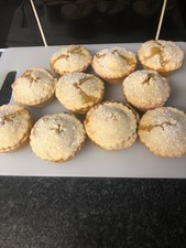 Homemade mince pies with - homemade,